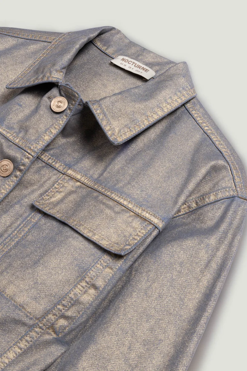 نوكتورن جاكيت جينز معدني