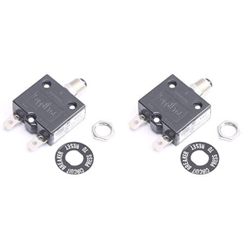 DEVMO 2PCS 125/250V AC 20 Amp Circuit Thermal Breaker Thermal Protector for Generator - Image 1