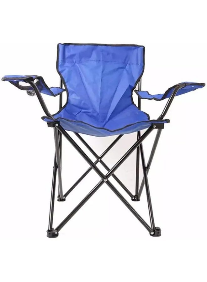 Portable Folding Camping Chair- Blue - Image 2