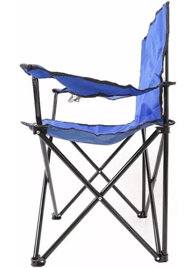 Portable Folding Camping Chair- Blue - Image 3