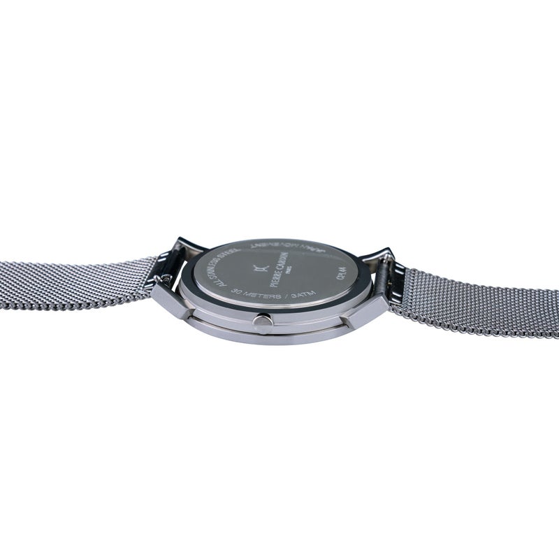 PIERRE CARDIN CPI.2032 MEN'S TIMEPIECE - ELEGANT SILVER STAINLESS STEEL WATCH - Image 4