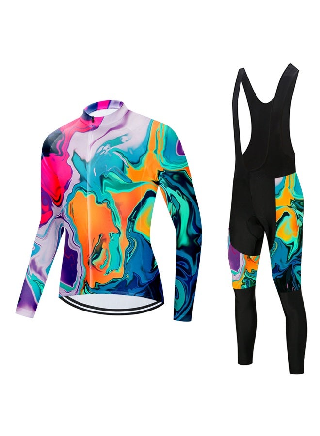 KUYING GR New Summer Outdoor Sunscreen Moisture Absorption Quick Drying Bicycle Women's Cycling Clothing Set  - Image 1
