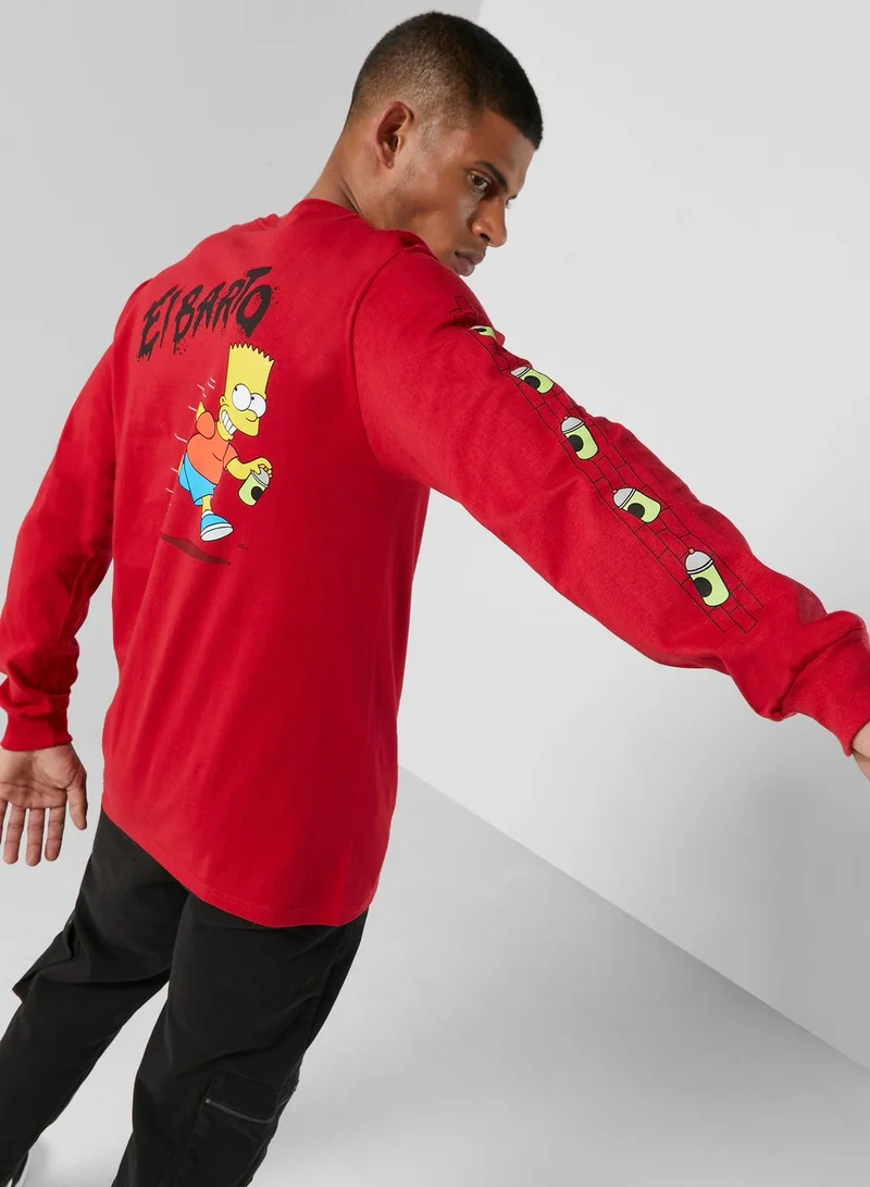 VANS Simpsons El Barto T-Shirt