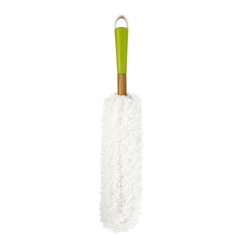 Full Circle Dust Whisperer Washable Microfiber Duster Green