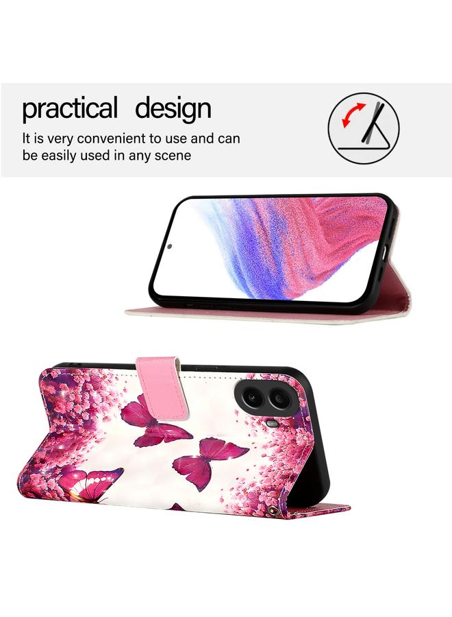 اس-توب جراب لهاتف CMF Phone 1 بتصميم ثلاثي الأبعاد من الجلد مع قلاب أفقي - Image 3