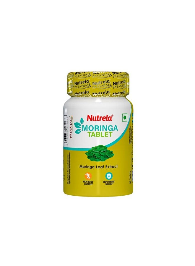 NUTRELA 1000 mg Moringa - 60 Tablets | Support in Immunity, Digestion & Energy, Good for Hair and Skin - Image 1