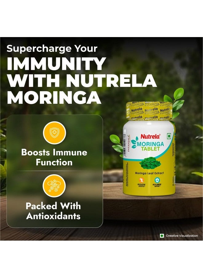 NUTRELA 1000 mg Moringa - 60 Tablets | Support in Immunity, Digestion & Energy, Good for Hair and Skin - Image 3