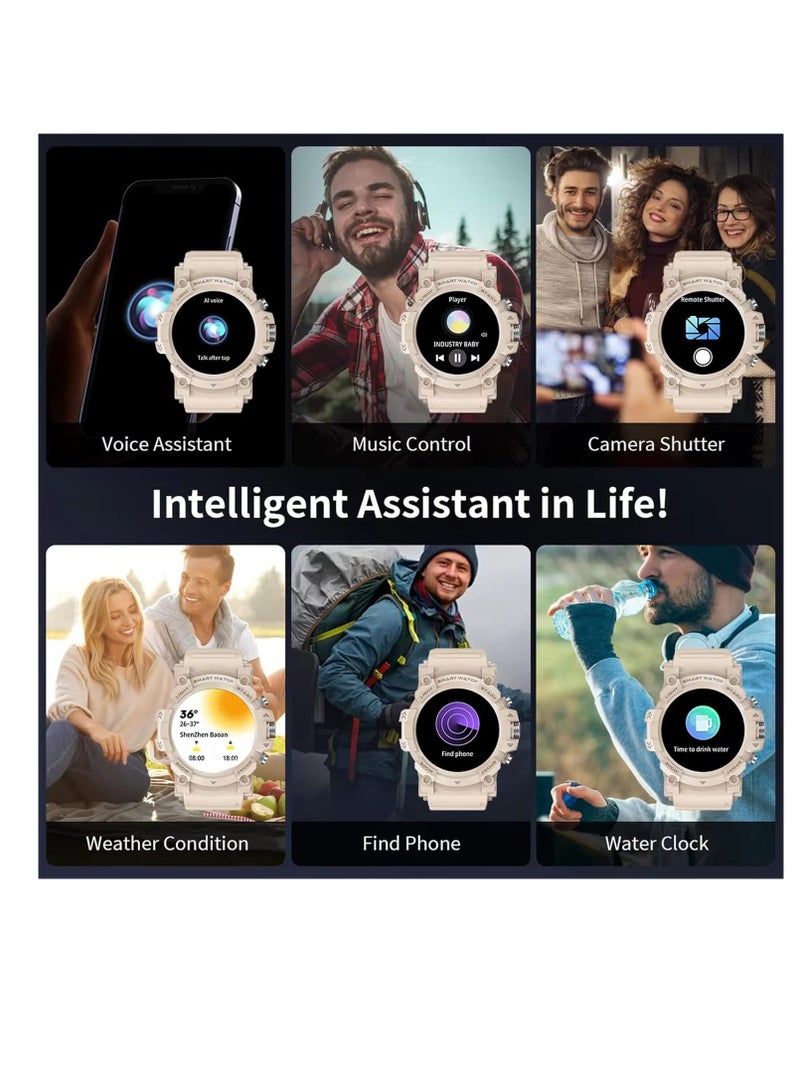 PEJE 1.39” Watch For Men,Smart Watch For Men with GPS,1ATM Waterproof Bluetooth calling Smart Watch,120+ Sport Modes, with SpO2/Heart Rate/Sleep Monitor,Smartwatch Compatible Android iOS (Black) - Image 3