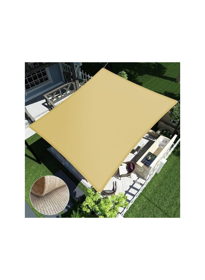 The Bros 3M x 4M Sun Shade, UV Protection and Durable Sun Sail Canopy Suitable for Outdoor Occasions Such as Balconies, Gardens, Terraces (3M x 4M, rectangle, Beige) - Image 3