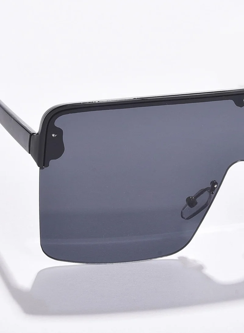 Haute Sauce Black Lens Black Oversized Sunglasses