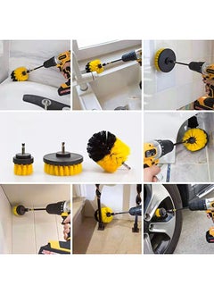 Generic 12PCS Multifunctional Drill Brush Cleaning Set with Scrubber Brush Scouring Pad Replacement for Cordless AVID POWER BOSCH Kitchen Car Bathroom  - Image 4