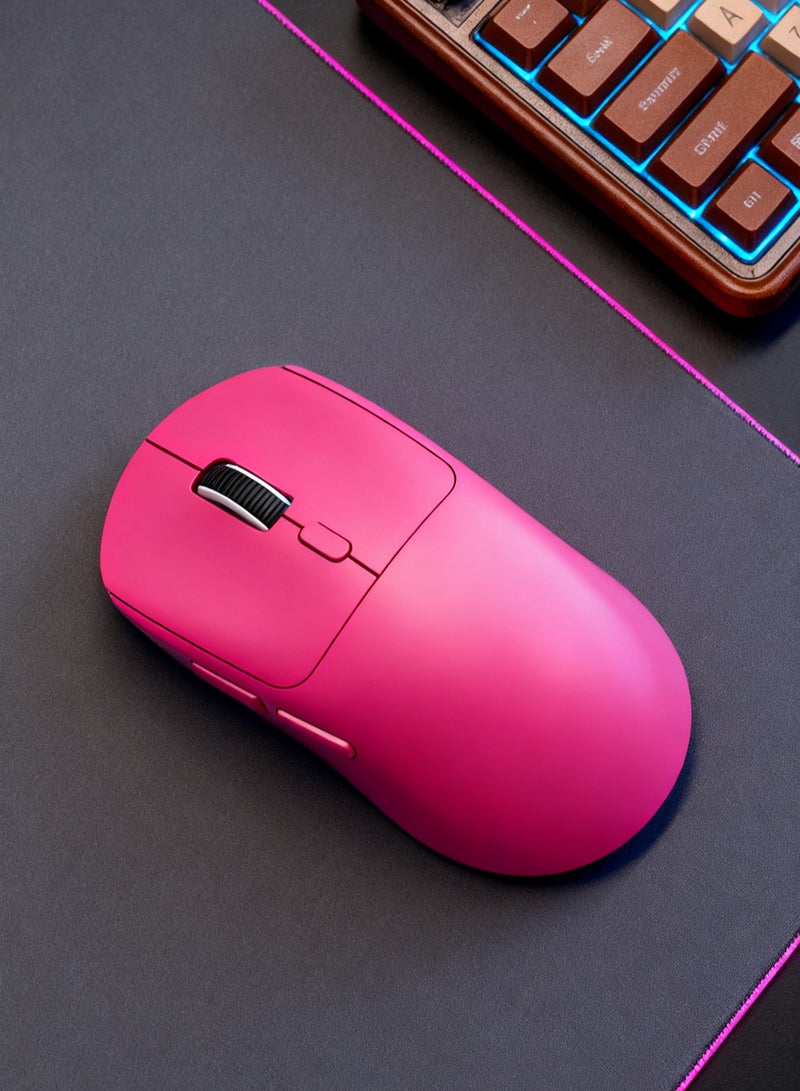 بوليفياز ماوس قيمنق خفيف الوزن للغاية بوزن 65 جرامًا, ماوس لاسلكي سلكي/BT/لاسلكي 2.4G, DPI قابل للتعديل حتى 6400, بطارية 500 مللي أمبير - Image 1