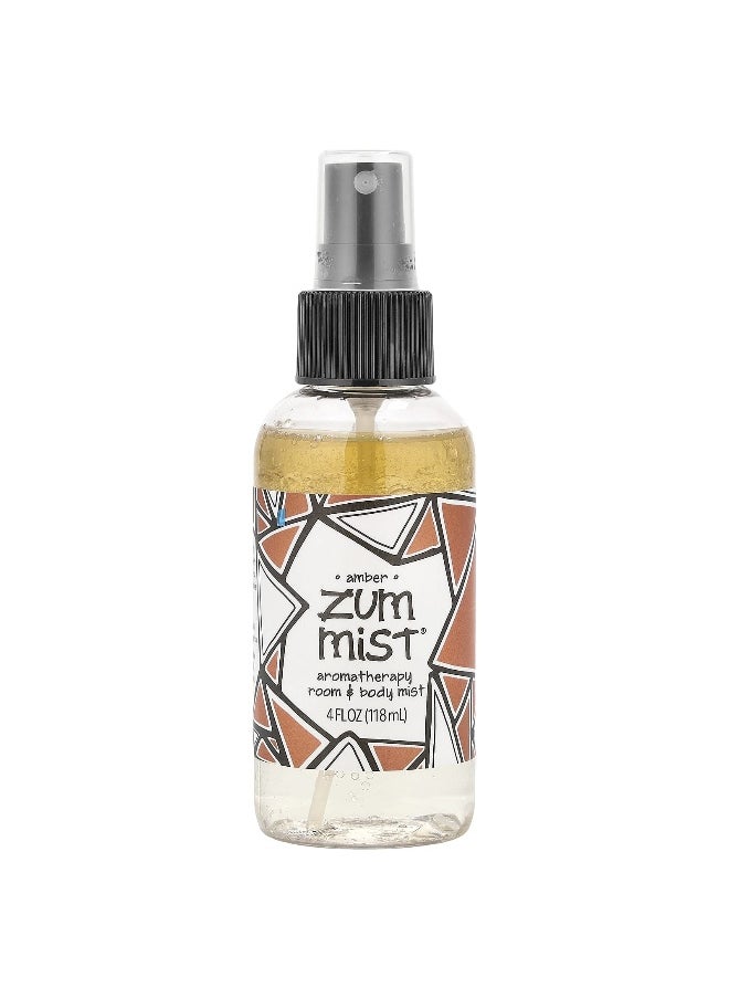 ZUM ZUM, Zum Mist®, Aromatherapy Room & Body Mist, Amber, 4 fl oz (118 ml)  - Image 1