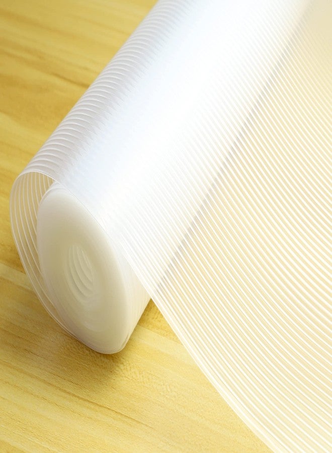 GMCOZY Shelf Liners for Kitchen Cabinets 11 Inch Wide X 20 Ft Non Adhesive Cabinet Drawer Liners Non Slip Clear Waterproof Closet Wire Pantry Shelves Liner Fridge Cupboard Mat for Kitchen Bathroom - Image 1