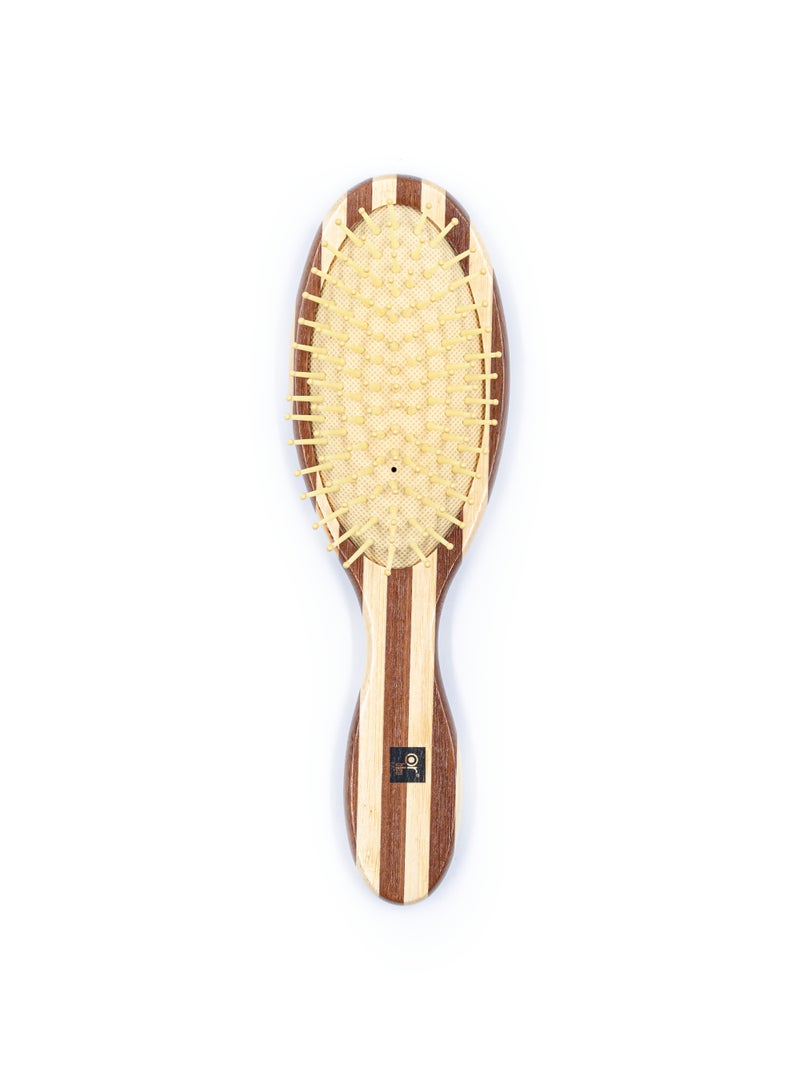Or Bleu Natural Wooden Hairbrush - Image 2