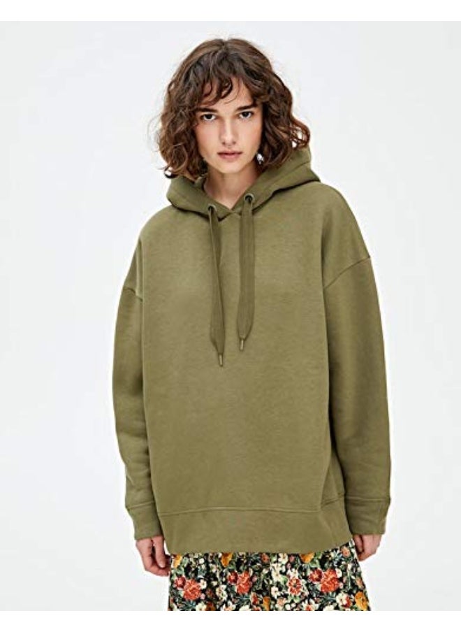 LOUD UNIVERSE Women Oversized Hoodie – Casual Long Sleeve With Drawstring Hood  - Image 1