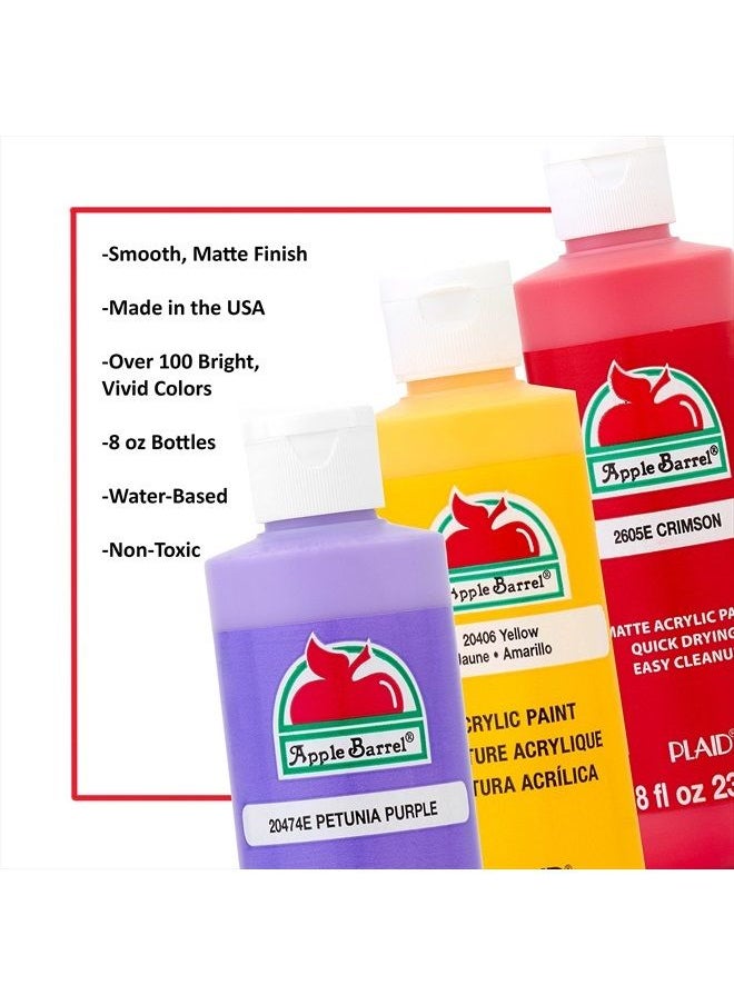 Apple Barrel Acrylic Paint in Assorted Colors (8 oz), K20711 Canary Yellow  - Image 2