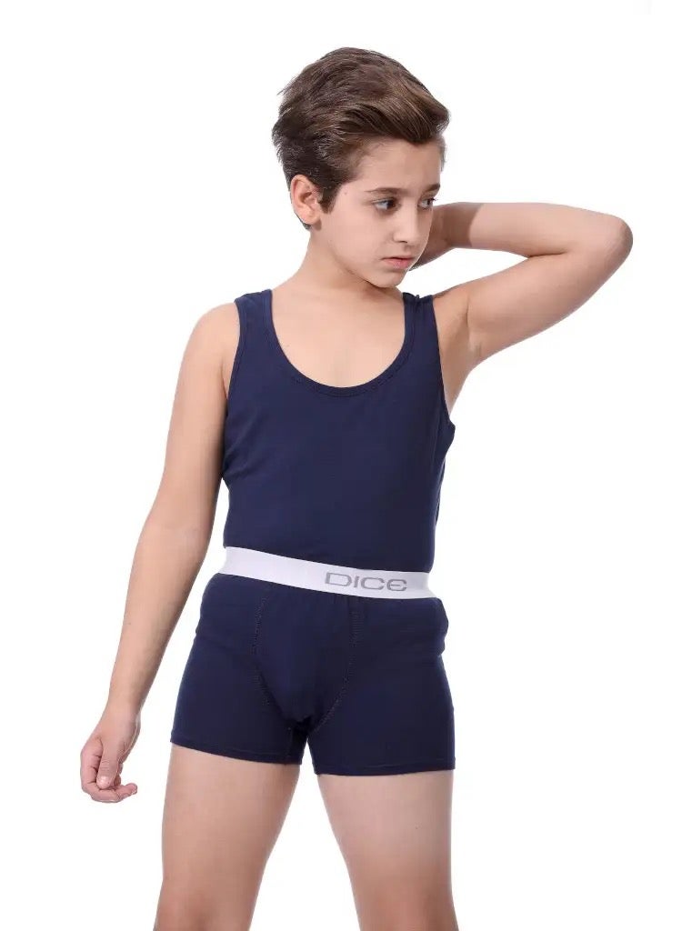 DICE Boys Underwear Set (Cut Shirt & Boxer) Printed  - Image 4