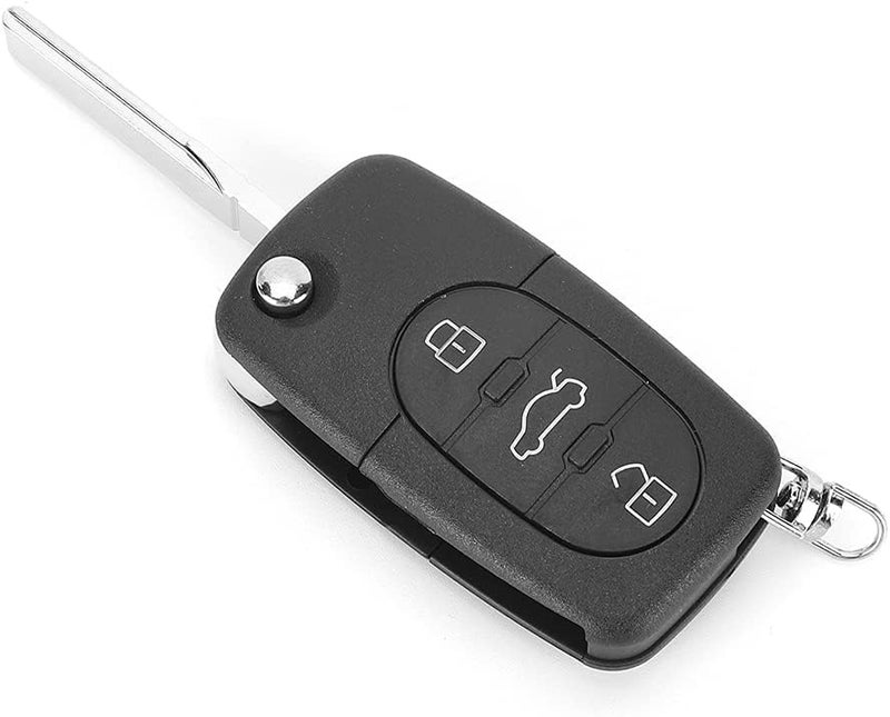 Car Key Fob Protective Case, ABS 3 Button Cover, Black for S60 S80 V70 XC70 XC90 - Durable Material, Easy Installation, Vehicle Accessory - Image 1