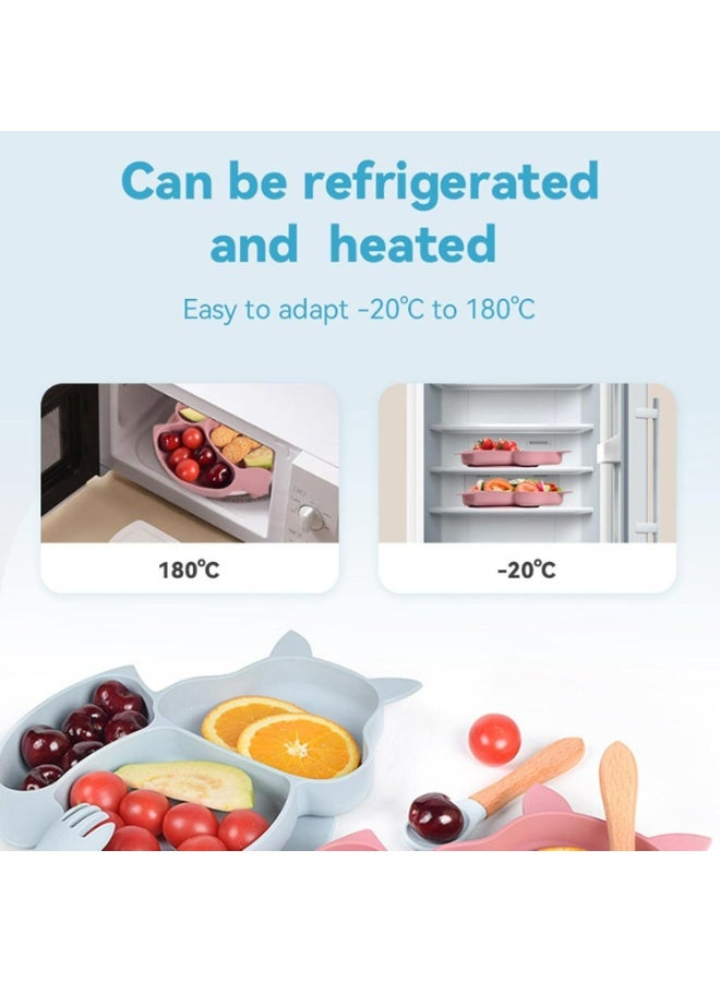 شيكو طقم طعام الطفل المتكامل 9 قطع من شيكو (Chicco) - طبق شفط، وعاء، كوب بمصاصة، ومريلة وأدوات - لتشجيع الرضاعة الذاتية - Image 5