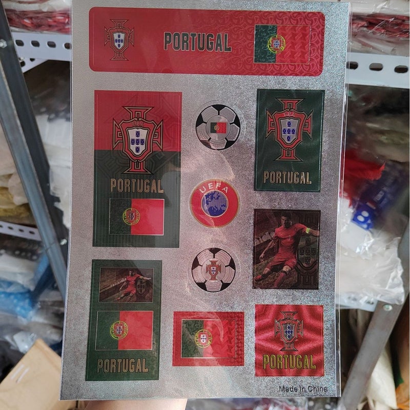 A4 Sticker Football Fan Decal*2PCS