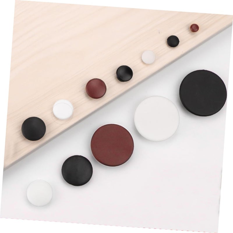 50pcs Hinge Screw Covers Decorative Screw Caps for Cabinet Doors and Easy Installation Black Covers for Furniture - Image 4
