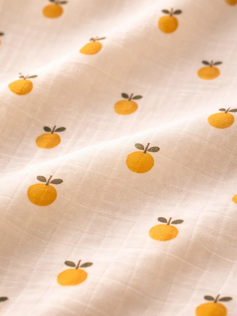 Nautinati Nautinati Baby Girls' Muslin 100% Cotton Pack of 2 All-over Print Woven Swaddles