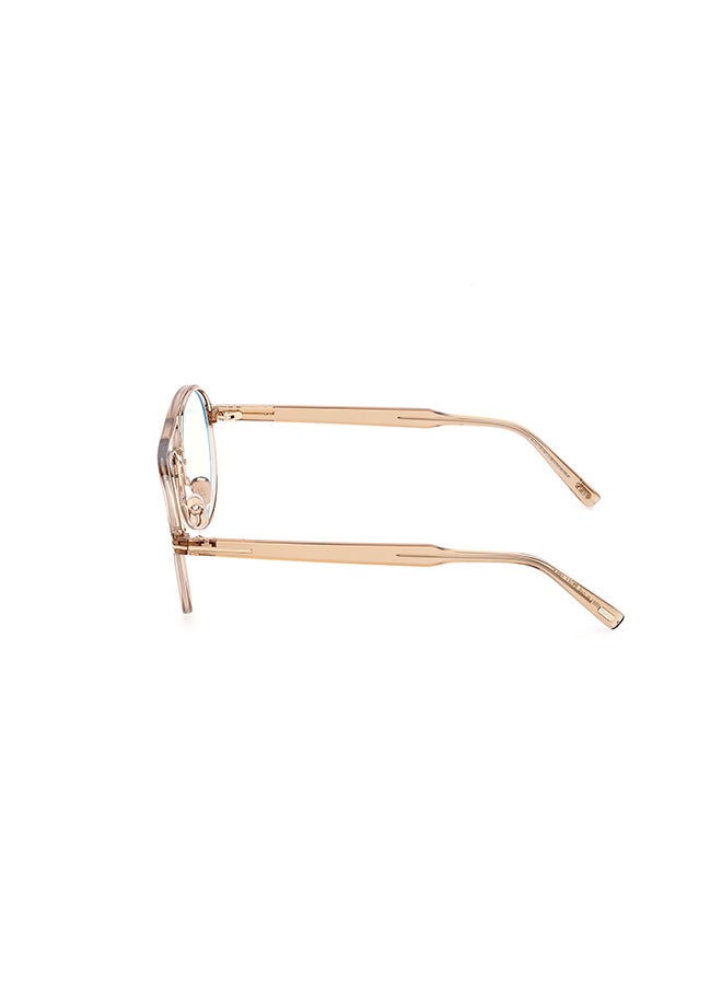 TOM FORD إطارات نظارات الطيار للرجال بني فاتح لامع TOMFORD FT5981-B04557 57 مم - Image 2