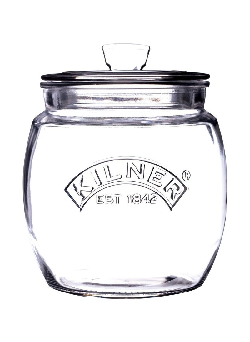 Kilner Glassware Universal Storage Jar Durable MultiPurpose Glass Container with Airtight Pushtop Lid - Image 1