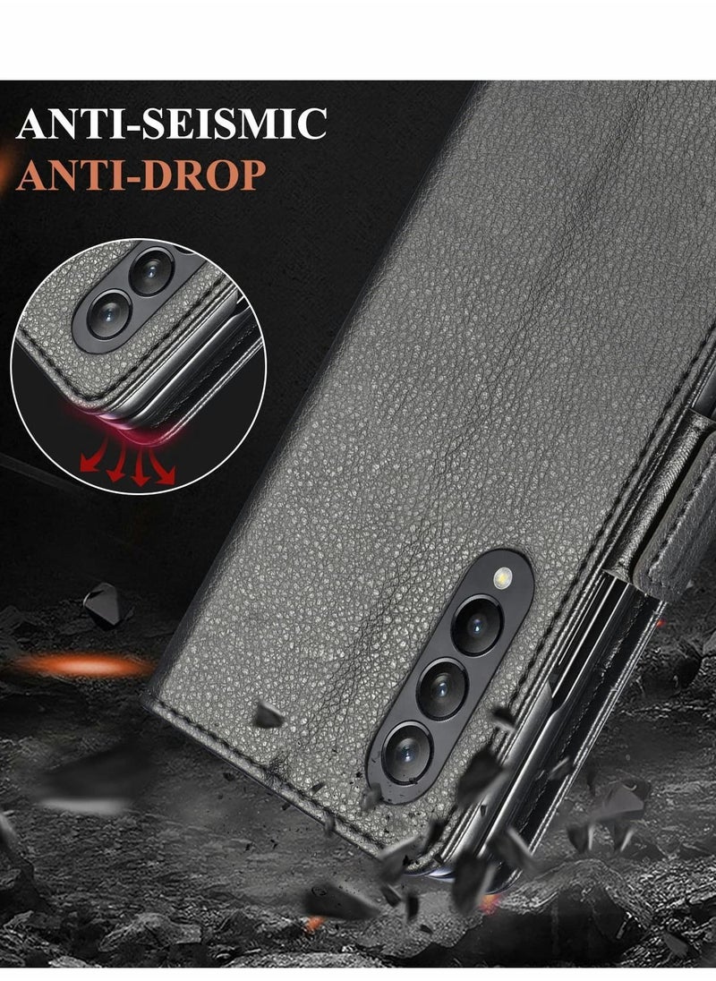 Generic - Galaxy Z Fold 4 Wallet Case - Image 1