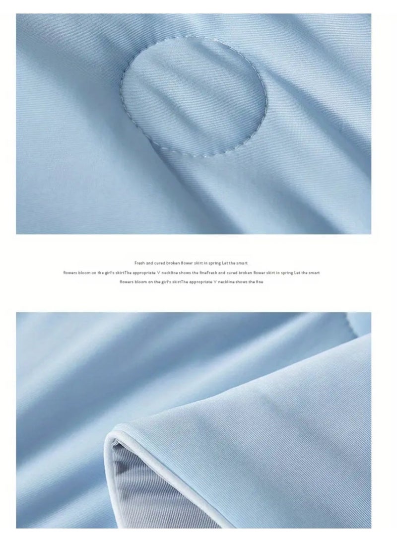 Nakhl Lightweight Summer Comforter Cold Blanket，Cooling Comforter Absorbs Body Heat to Keep Cool, Double-Sided Cooling Blanket - Image 2