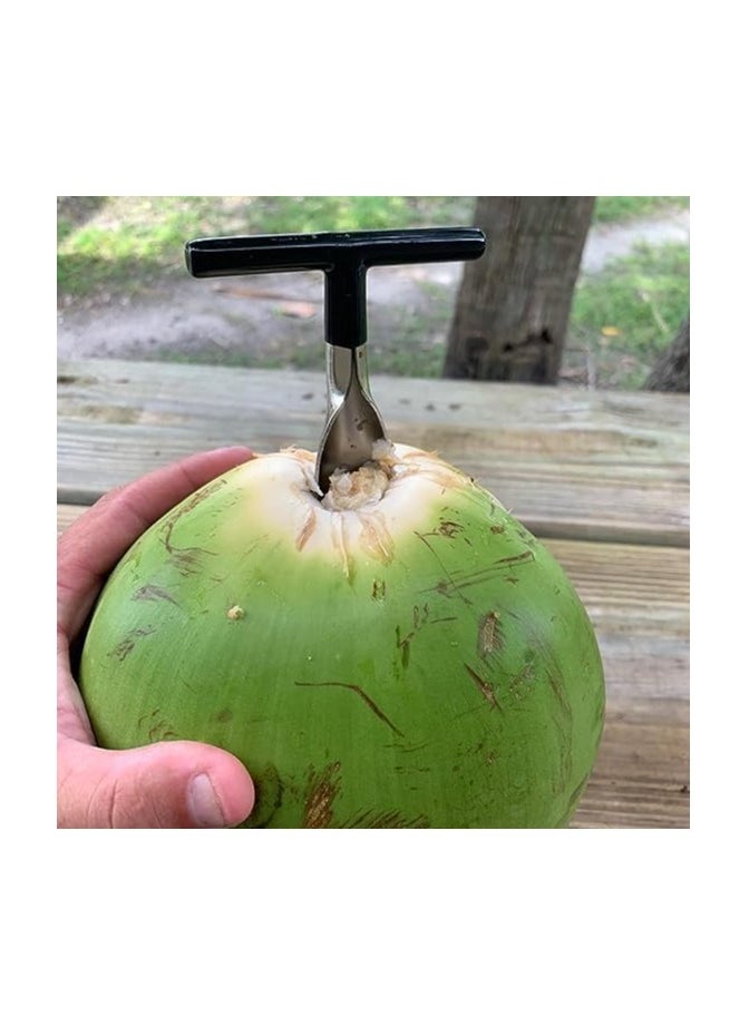 MIRFA Coconut Opener for Fresh Green Young Coconut Water and Peeled Thai Young White Coconuts  - Image 2