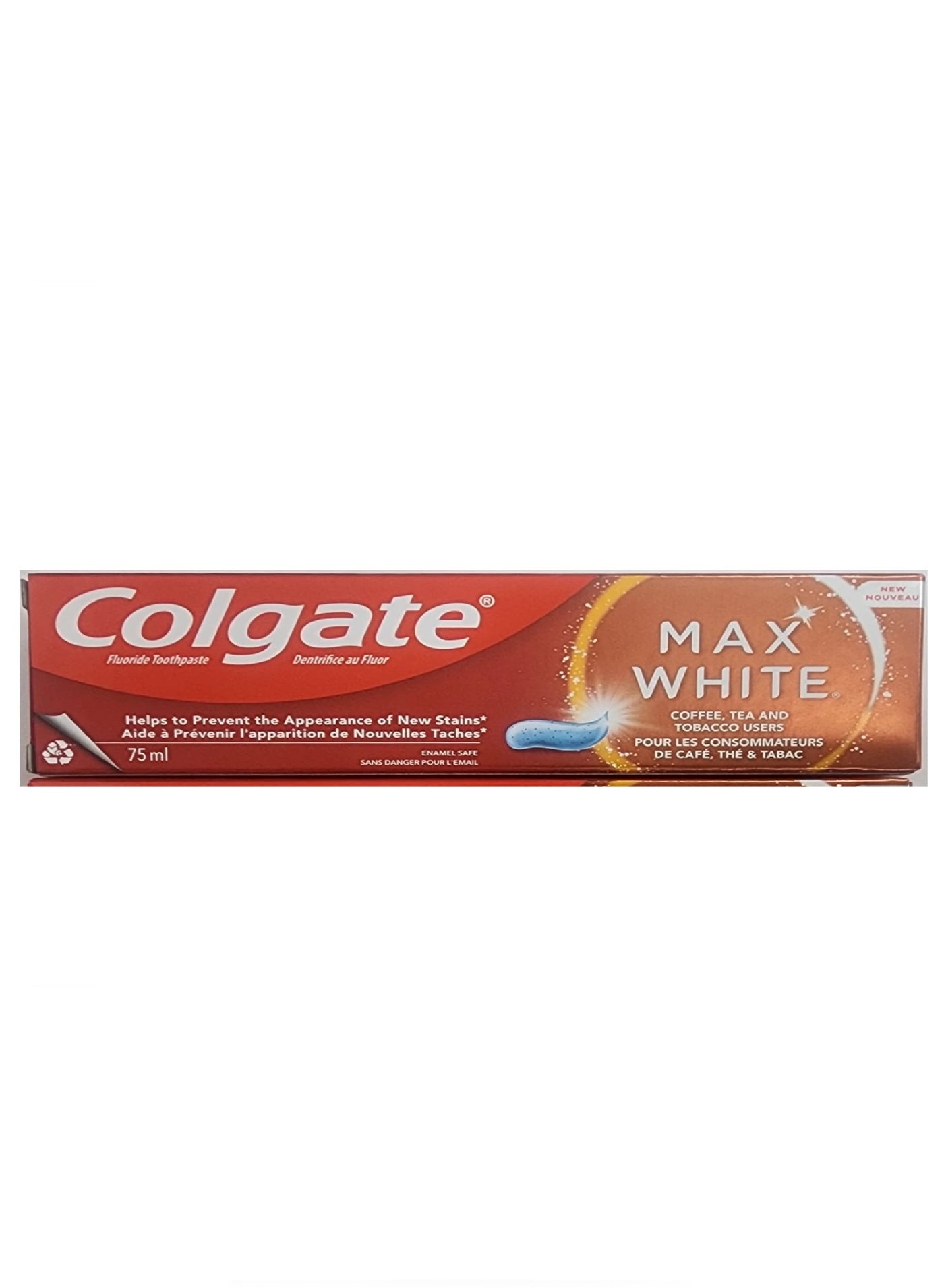 COLGATE MAX WHITE COFFE,TEA&TOBACCO T/P 75ML