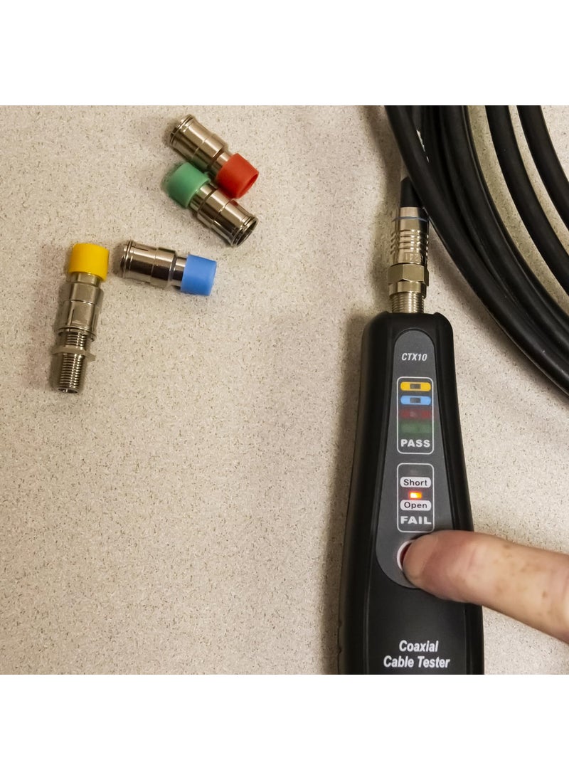 Triplett Triplett CTX10 Coaxial Cable Tester  Designed to Test The Connection of FType Coaxial Cable  - Image 5