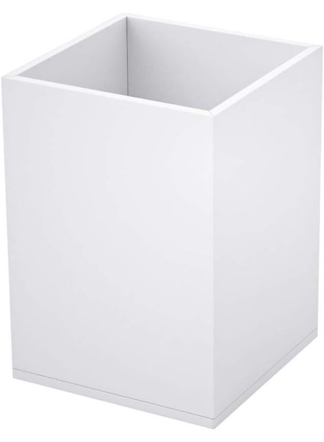 TPGP White Acrylic Pen Holder, Desktop Pencil Cup Stationery Organizer For Office Desk Accessory - Image 1