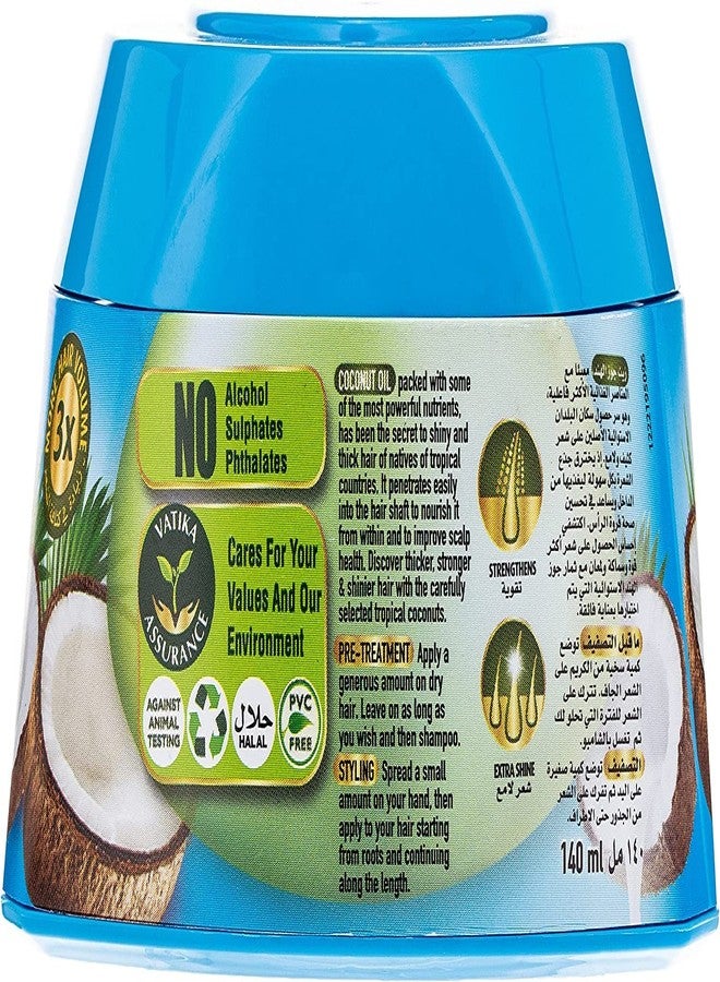 Vatika Volume & Thickness Styling Hair Cream with Tropical Coconut for fine & limp hair - 140 ml - Image 2