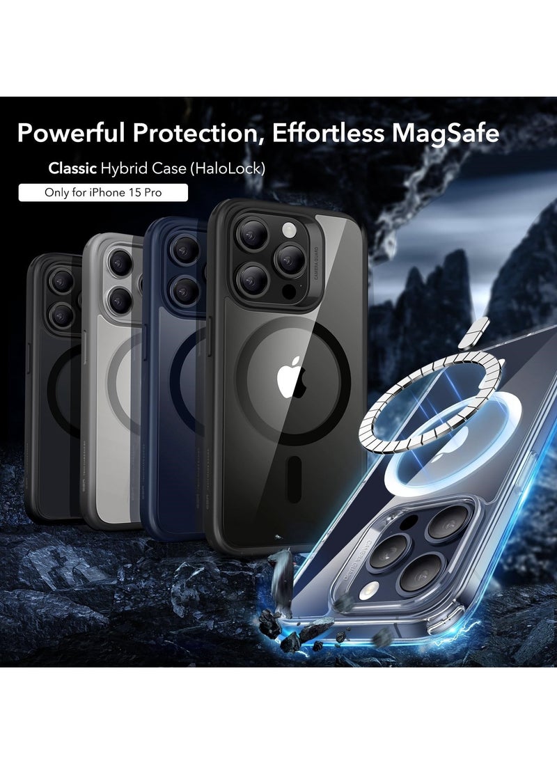 iPhone 15 Pro Case, MagSafe Compatible, Drop Protection, Anti-yellowing, Anti-scratch Back, Magnetic Case for iPhone 15 Pro, Classic Series, Clear - pzsku/Z814A20C5B9787A57DCC7Z/45/_/1733542258/a9f29333-8633-42d4-92e0-5a114186ea8c