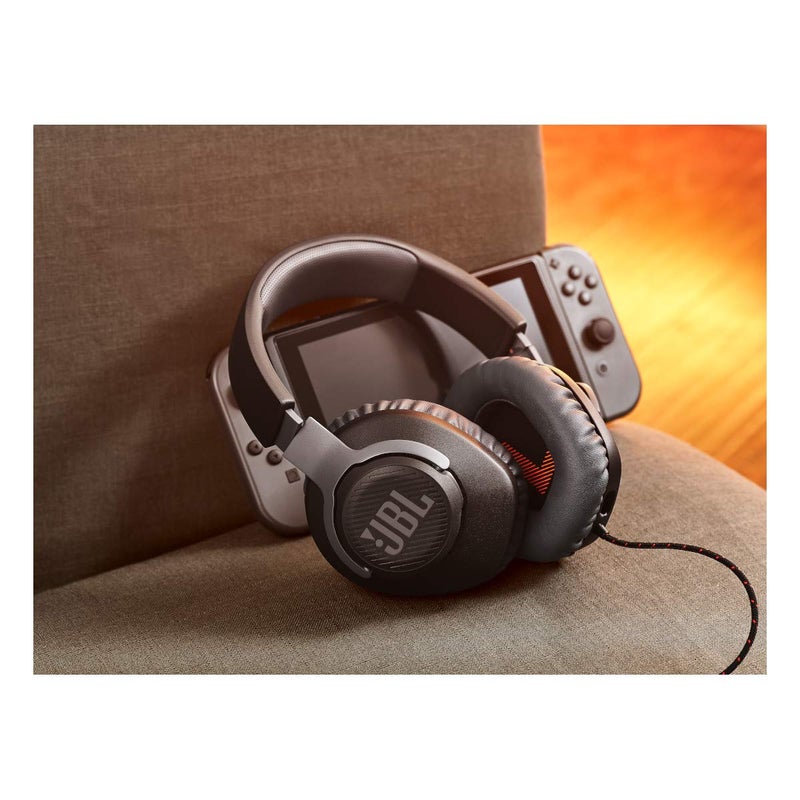JBL JBL Quantum 100 - Wired Over-Ear Gaming Headphones - Black, Large - Image 2