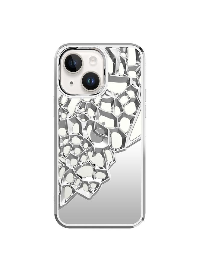 اس-توب جراب لهاتف iPhone 14 Plus بتصميم مرآة مجوف ومطلي بالكهرباء ومقاوم للحرارة مصنوع من مادة TPU - Image 1