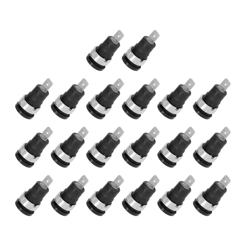 Black Banana Socket 20Pcs 4mm Plated Brass Electrical Test Accessories Strong Connectivity Reliable Performance - Image 4