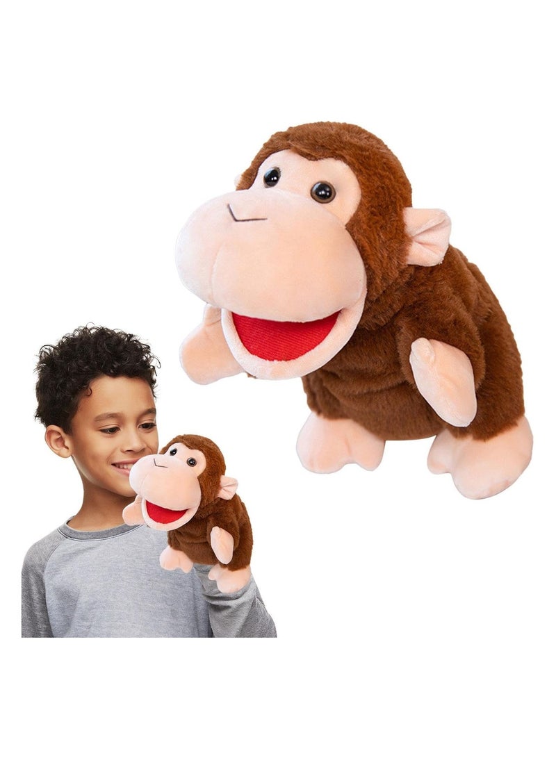 general Hand puppet, cute and soft animal plush toy |Removable mouth plush toy for pretend play, baby plush toy for performance theater, birthday gift - Image 1