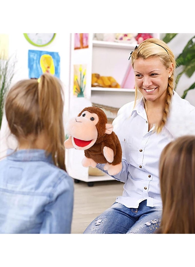 general Hand puppet, cute and soft animal plush toy |Removable mouth plush toy for pretend play, baby plush toy for performance theater, birthday gift - Image 3