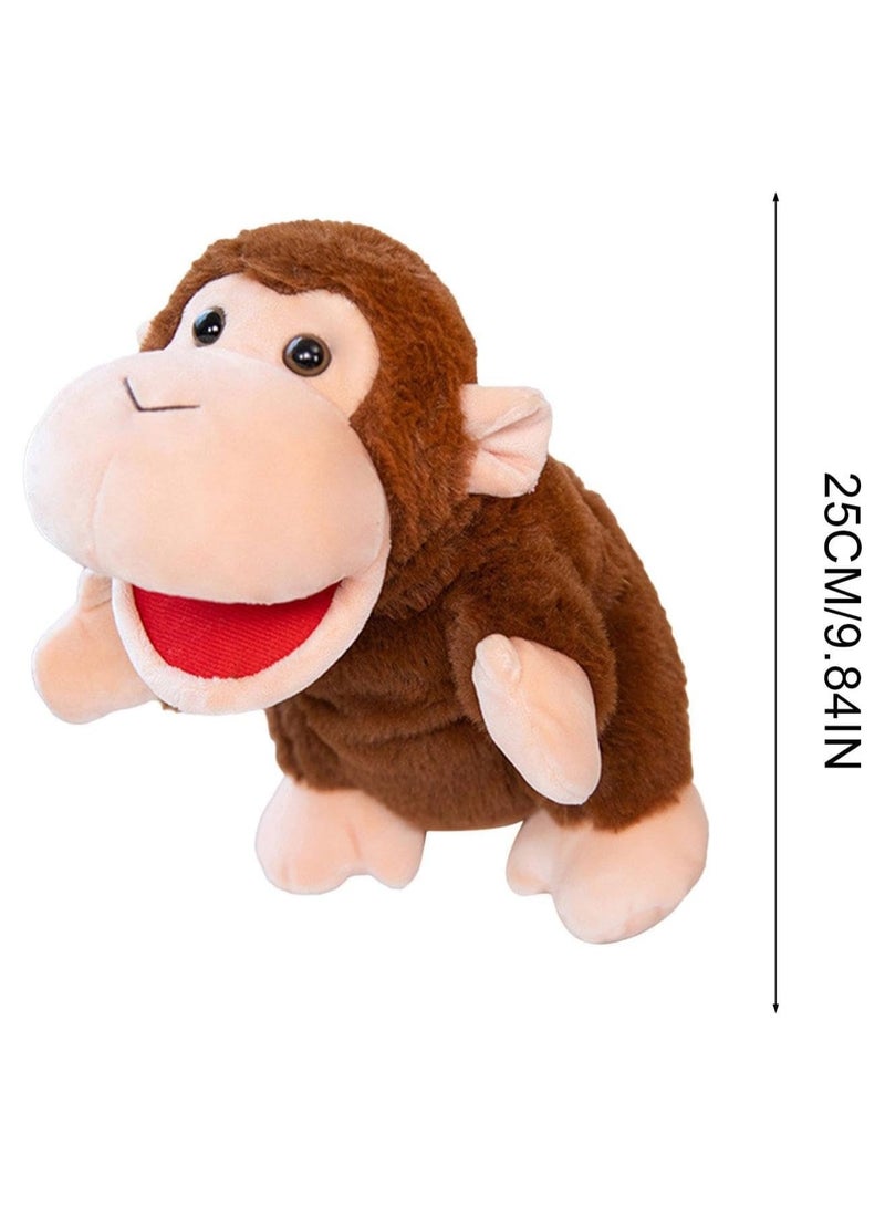 general Hand puppet, cute and soft animal plush toy |Removable mouth plush toy for pretend play, baby plush toy for performance theater, birthday gift - Image 4
