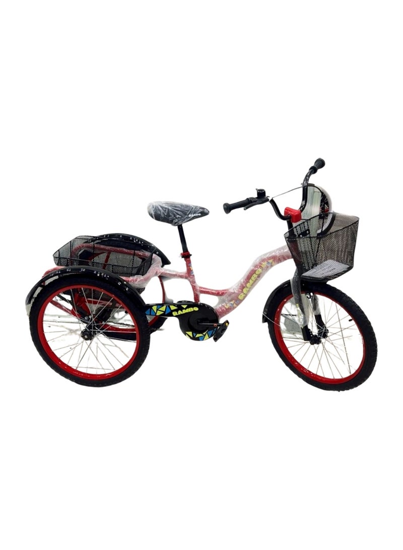 رامبو دراجة ثلاثية العجلات سريعة بثلاث عجلات مقاس 20