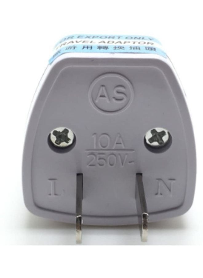 EasyLife - Universal US Plug Adapter, Power Plug Travel Converter Adapter,Converting from EU/UK/AU to USA & for Easy to travel abroad - Image 1