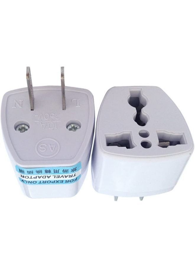 EasyLife - Universal US Plug Adapter, Power Plug Travel Converter Adapter,Converting from EU/UK/AU to USA & for Easy to travel abroad - Image 1