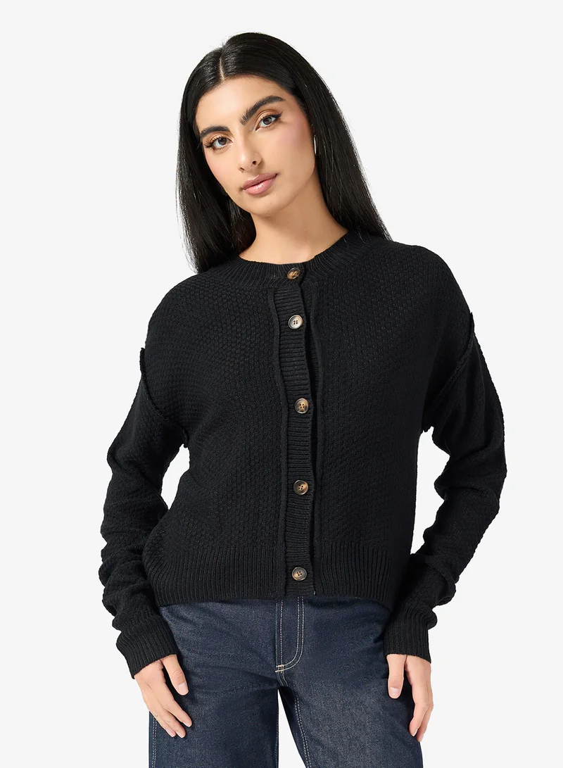 ELLA Button Down Knit Cardigan