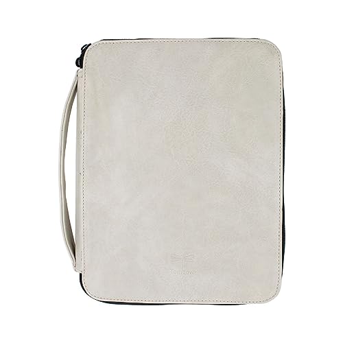 Tombow 56203 Zippered Marker Storage Case, Oyster. Portable Art and Craft Storage Case with 54 Slots and Mesh Pouch fits Dual Brush Pens, Pencils, Pens, Markers and Accessories - Image 1