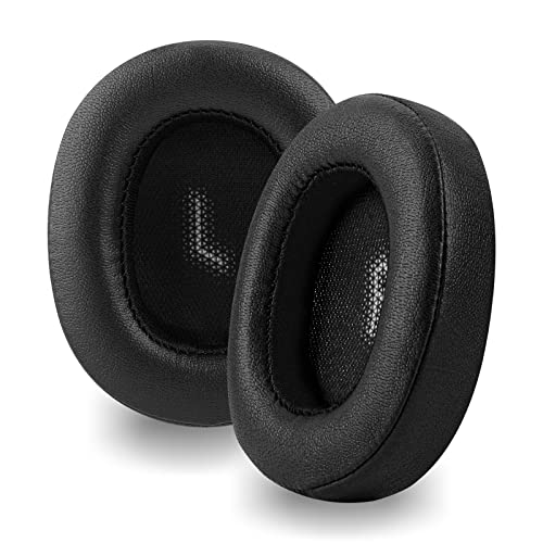 Linkidea Replacement Ear Pads for JBL E55BT Headphones Ear Cushions (Protein Leather/Black) - Image 1