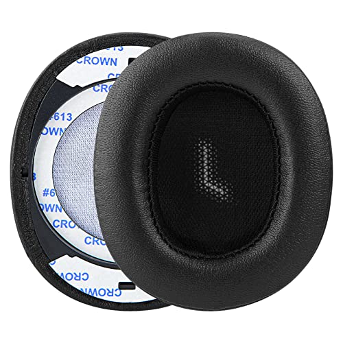 Linkidea Replacement Ear Pads for JBL E55BT Headphones Ear Cushions (Protein Leather/Black) - Image 2